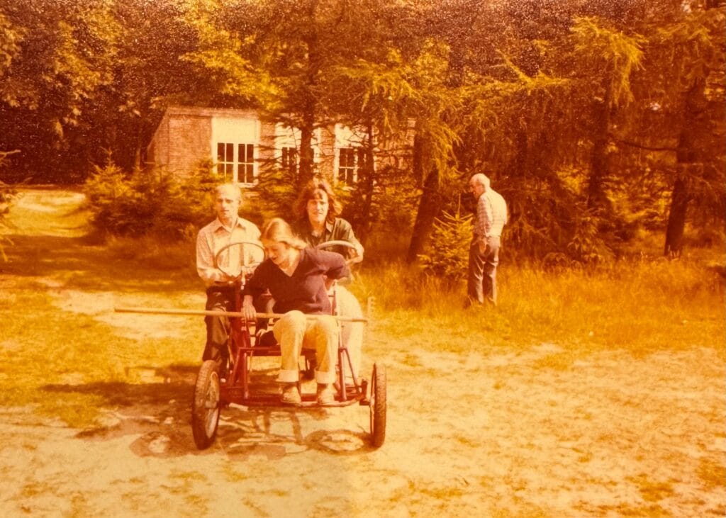 Foto: Frans in 1978 aan het werk.